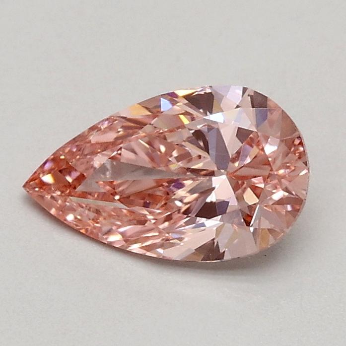 0.50 Ct. Fancy Vivid Pink Pear Lab Grown Diamond