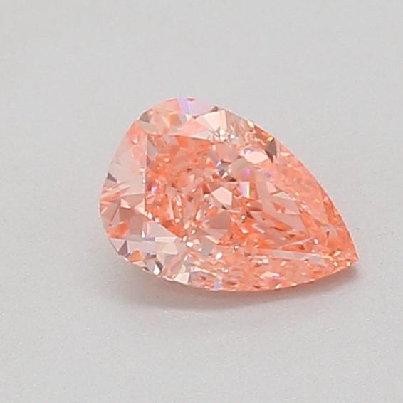 0.55 Ct. Fancy Vivid Pink Pear Lab Grown Diamond