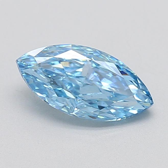 1.02 Ct. Fancy Vivid Blue Marquise Lab Grown Diamond