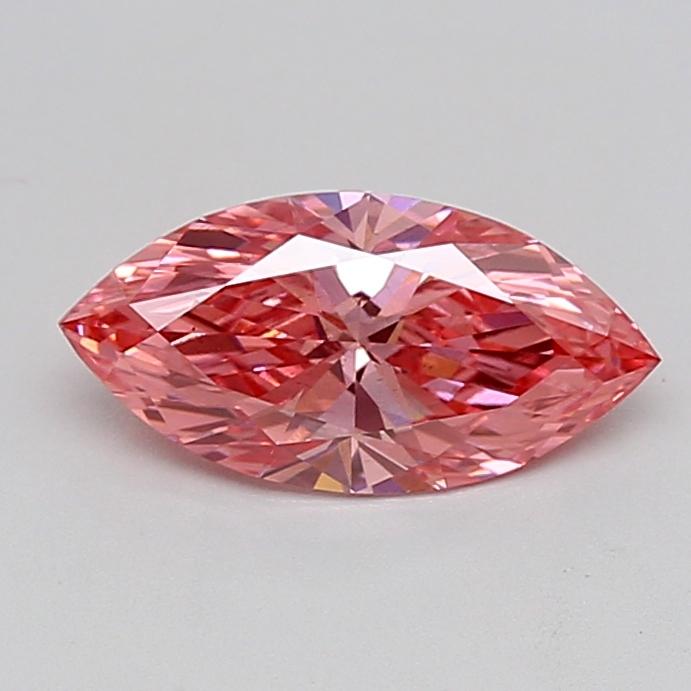 1.17 Ct. Fancy Vivid  Pink Marquise Lab Grown Diamond