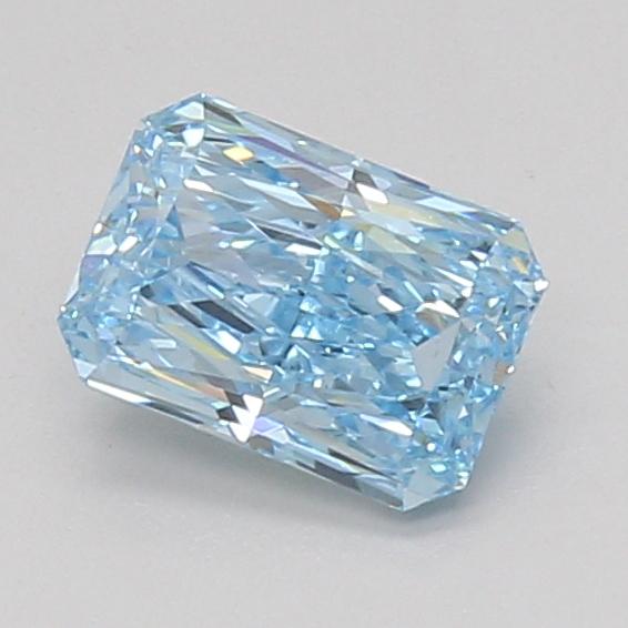 1.06 Ct. Fancy Vivid Blue Radiant Lab Grown Diamond