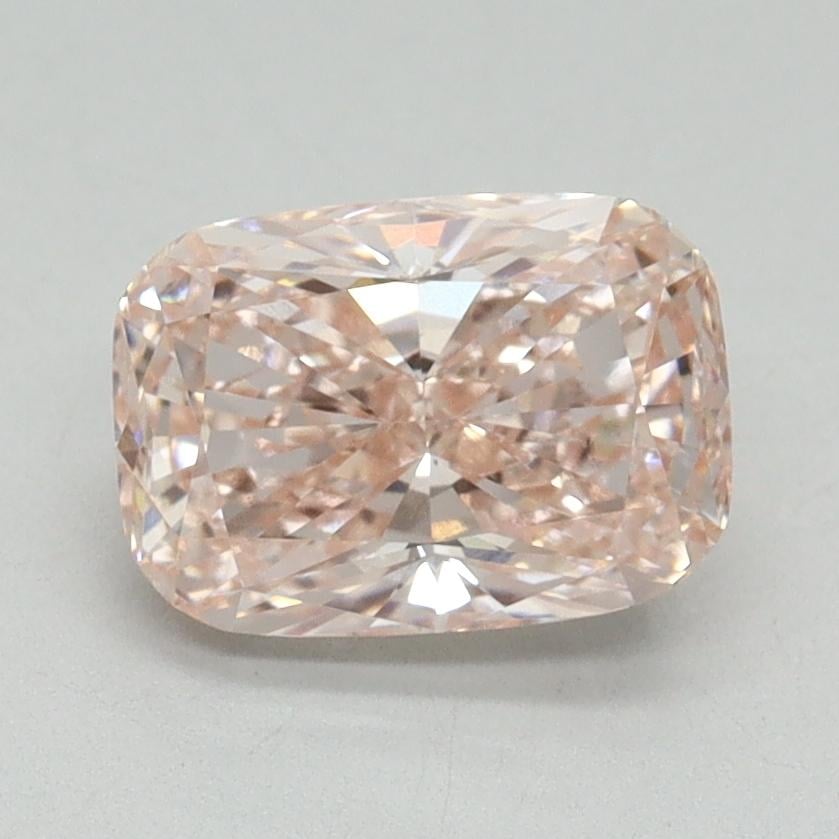 1.60 Ct. Fancy Intense Pink Cushion Lab Grown Diamond