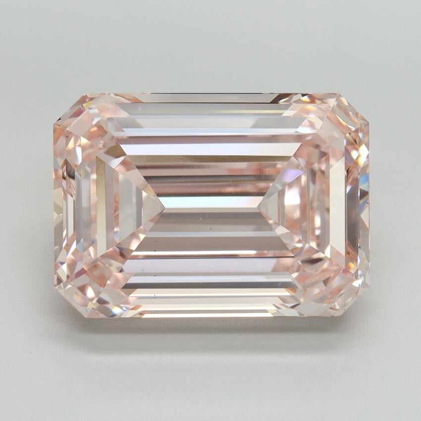 11.66 Ct. Fancy Intense Pink Emerald Lab Grown Diamond