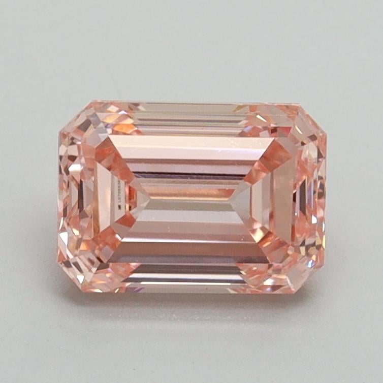 1.23 Ct. Fancy Vivid Pink Emerald Lab Grown Diamond