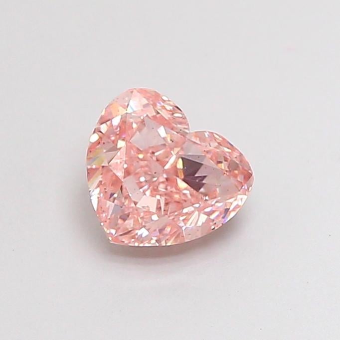 1.03 Ct. Fancy Intense  Pink Heart Lab Grown Diamond