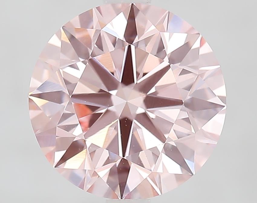 3.01 Ct. Fancy Intense Pink Round Lab Grown Diamond