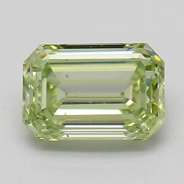 0.56 Ct. Fancy Green Emerald Lab Grown Diamond