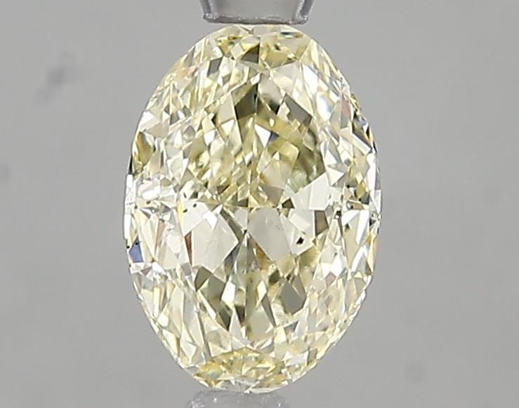 1.01 Ct. Fancy Light Yellow Oval Lab Grown Diamond