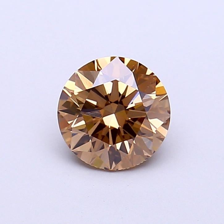 1.03 Ct. Fancy Light  Brown Round Lab Grown Diamond