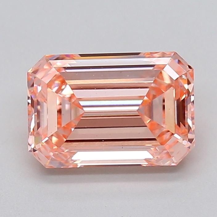 3.00 Ct. Fancy Vivid Pink Emerald Lab Grown Diamond