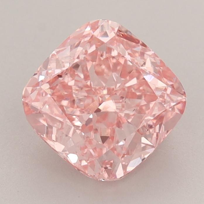 1.80 Ct. Fancy Vivid  Pink Cushion Lab Grown Diamond