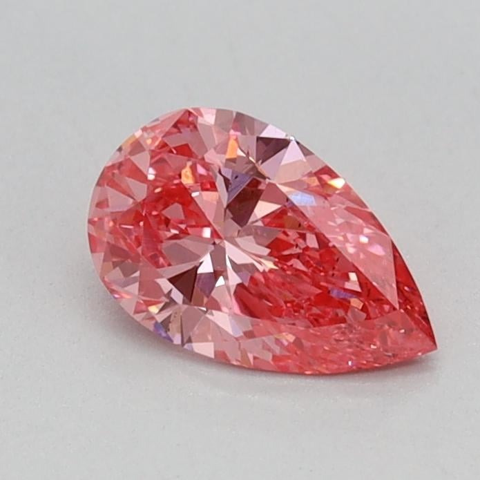 0.40 Ct. Fancy Vivid Pink Pear Lab Grown Diamond
