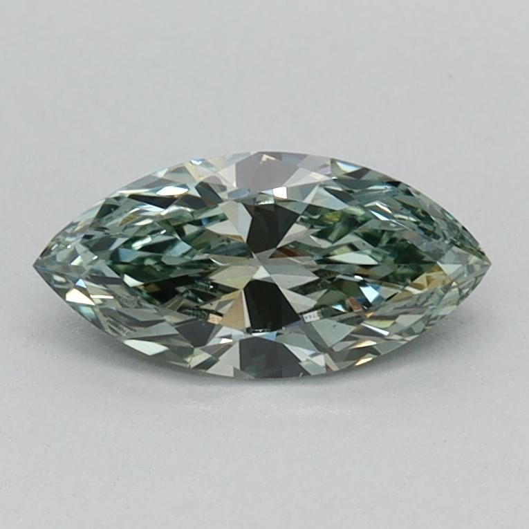 0.43 Ct. Fancy Intense Green Marquise Lab Grown Diamond