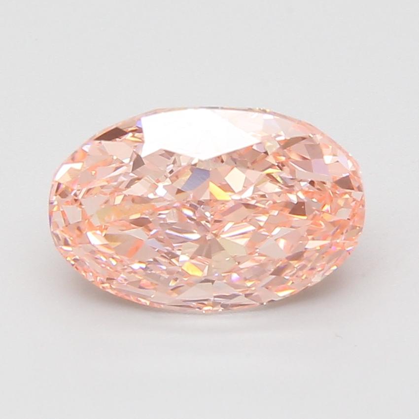 4.02 Ct. Fancy Vivid Pink Oval Lab Grown Diamond