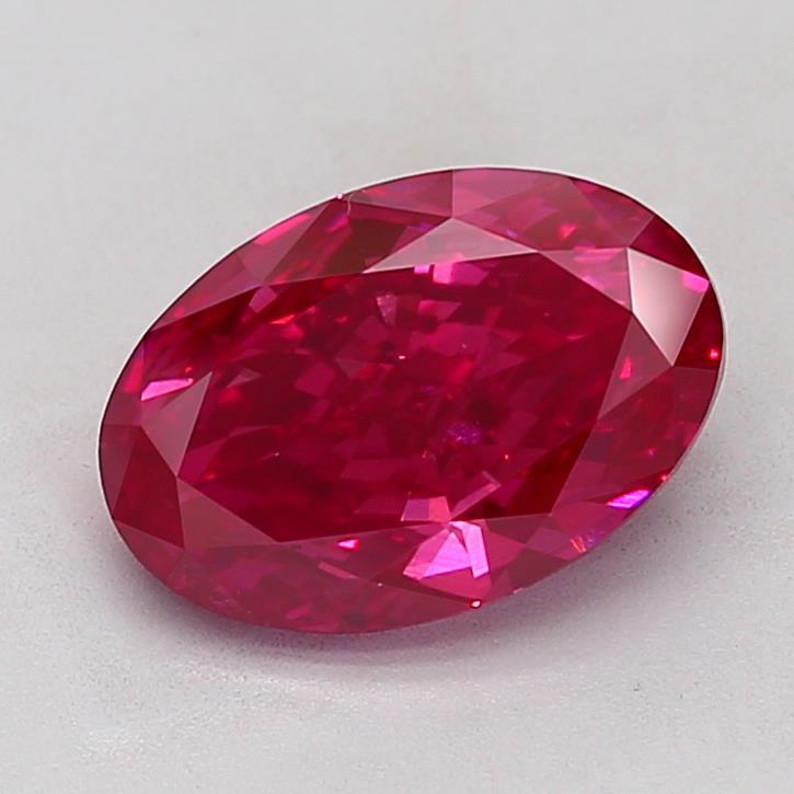 4.88 Ct. Fancy Vivid Pink Oval Lab Grown Diamond