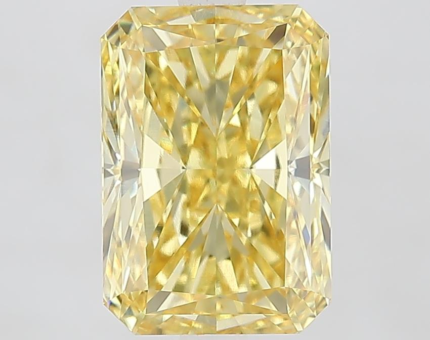 3.61 Ct. Fancy Intense Yellow Radiant Lab Grown Diamond