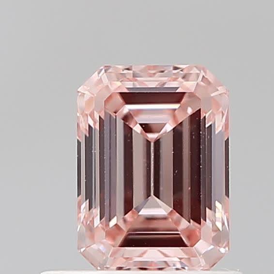 0.76 Ct. Fancy Intense Pink Emerald Lab Grown Diamond
