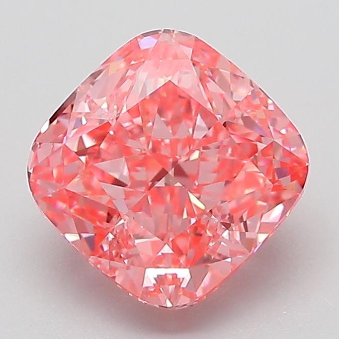 2.04 Ct. Fancy Pink Cushion Lab Grown Diamond