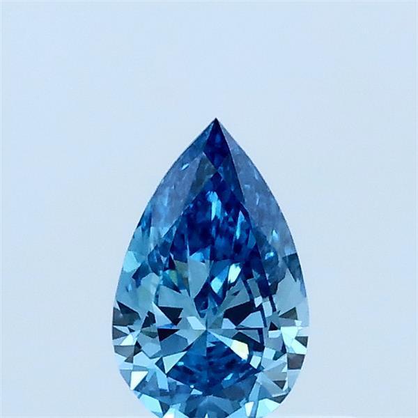 0.34 Ct. Fancy Vivid Blue Pear Lab Grown Diamond