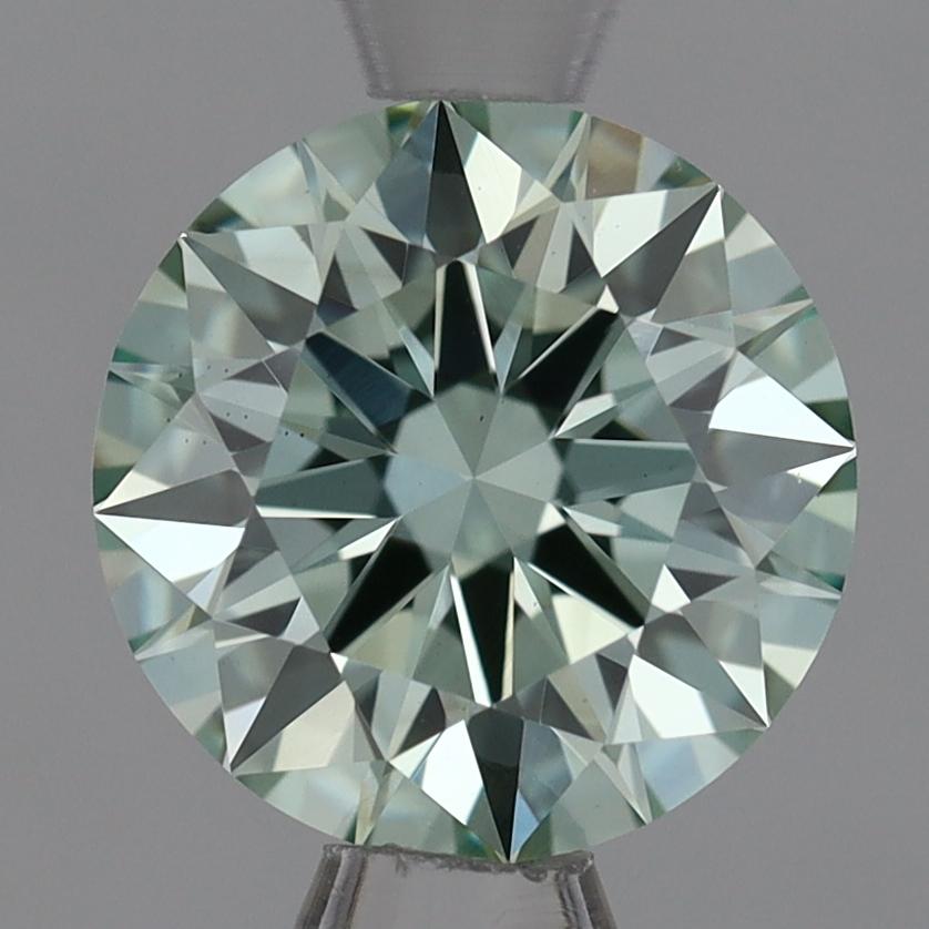 1.05 Ct. Fancy Intense Green Round Lab Grown Diamond