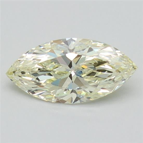 0.70 Ct. Fancy Light Yellow Marquise Lab Grown Diamond