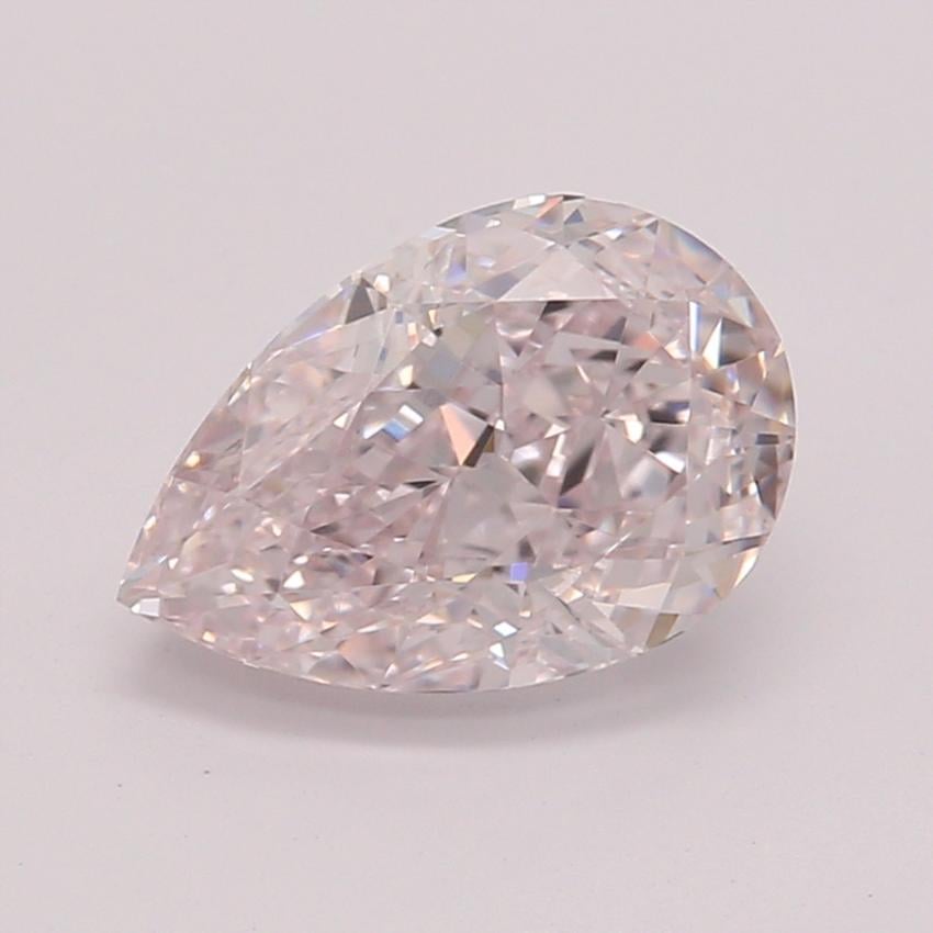 0.78 Ct. Light Pink Pear Diamond