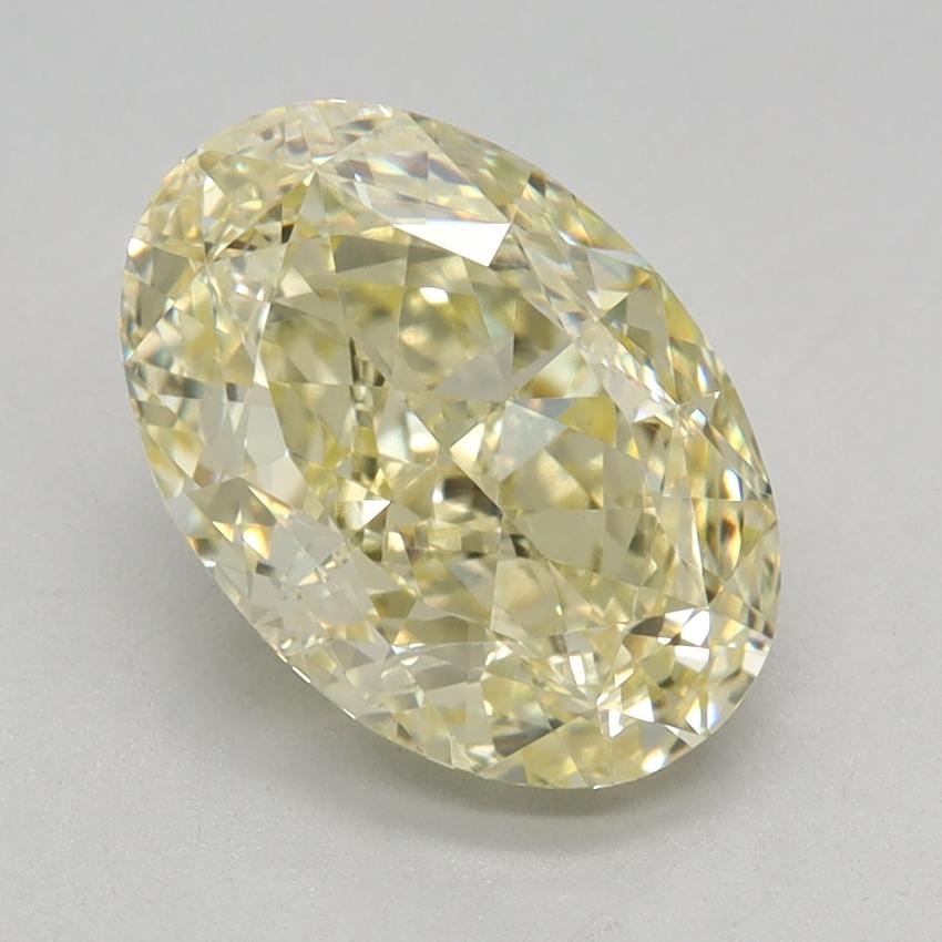2.22 Ct. Fancy Yellow Oval Lab Grown Diamond