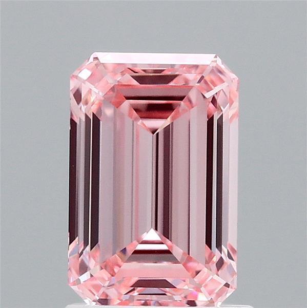 1.52 Ct. Fancy Vivid Pink Emerald Lab Grown Diamond