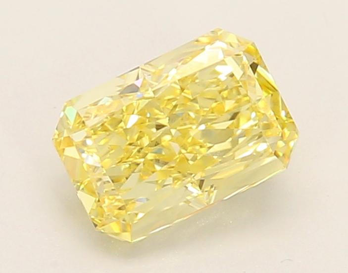 1.29 Ct. Fancy Vivid Yellow Radiant Lab Grown Diamond