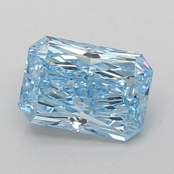 1.10 Ct. Fancy Vivid Blue Radiant Lab Grown Diamond