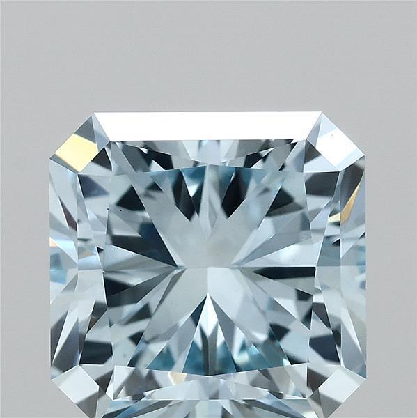 3.03 Ct. Fancy Intense  Blue Radiant Lab Grown Diamond