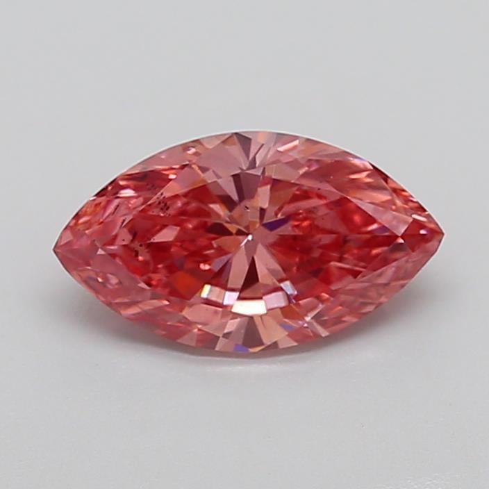 2.12 Ct. Fancy Vivid  Pink Marquise Lab Grown Diamond