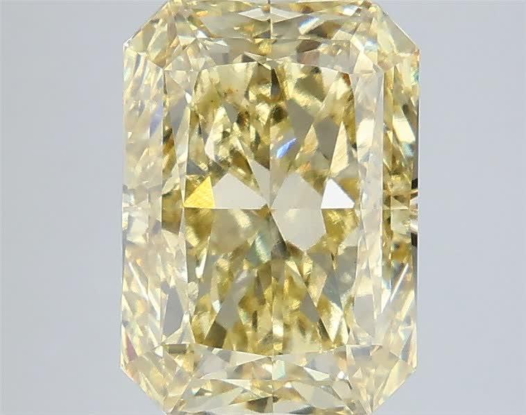 5.04 Ct. Fancy Yellow Radiant Lab Grown Diamond