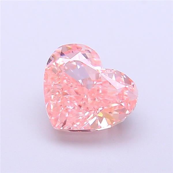 1.59 Ct. Fancy Vivid Pink Heart Lab Grown Diamond