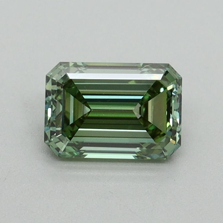 0.75 Ct. Fancy Intense Green Emerald Lab Grown Diamond