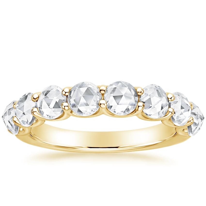 Rose gold diamond engagement ring with surprise diamond details