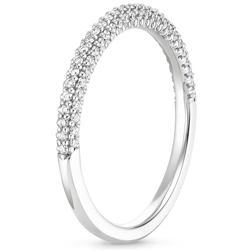18K White Gold Valencia Diamond Ring (1/3 ct. tw.), large side view