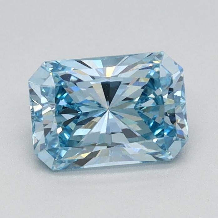 0.71 Ct. Fancy Vivid Blue Radiant Lab Grown Diamond