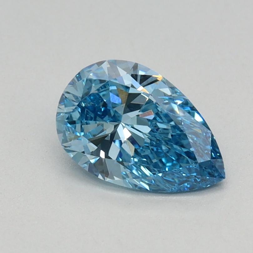 0.50 Ct. Fancy Vivid Blue Pear Lab Grown Diamond