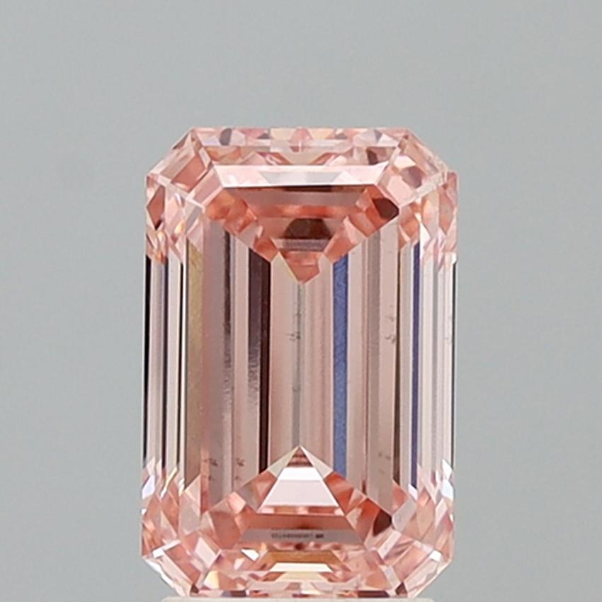 3.00 Ct. Fancy Intense Pink Emerald Lab Grown Diamond
