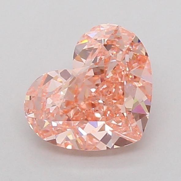 1.54 Ct. Fancy Vivid Pink Heart Lab Grown Diamond
