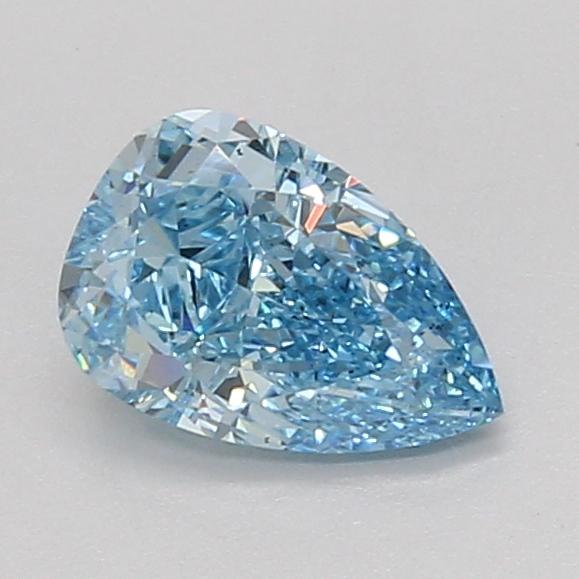 1.10 Ct. Fancy Vivid Blue Pear Lab Grown Diamond