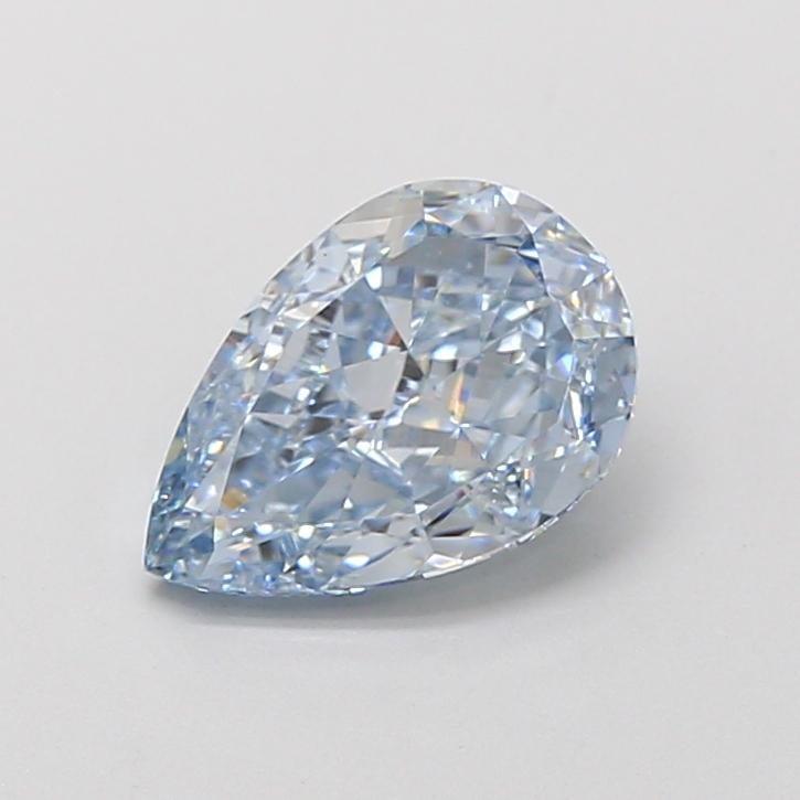 1.80 Ct. Fancy Intense  Blue Pear Lab Grown Diamond