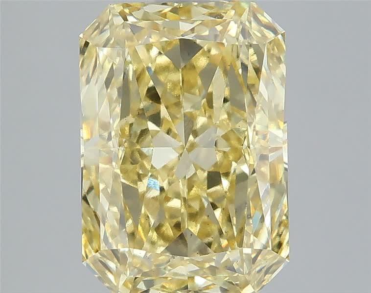 3.57 Ct. Fancy Intense  Yellow Radiant Lab Grown Diamond