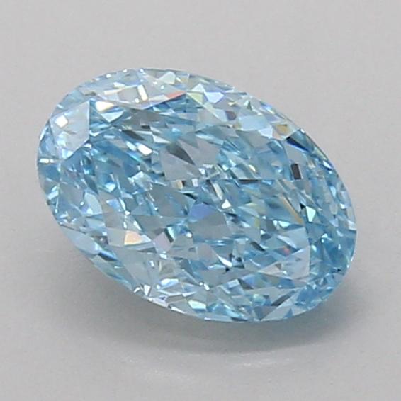 1.33 Ct. Fancy Vivid Blue Oval Lab Grown Diamond