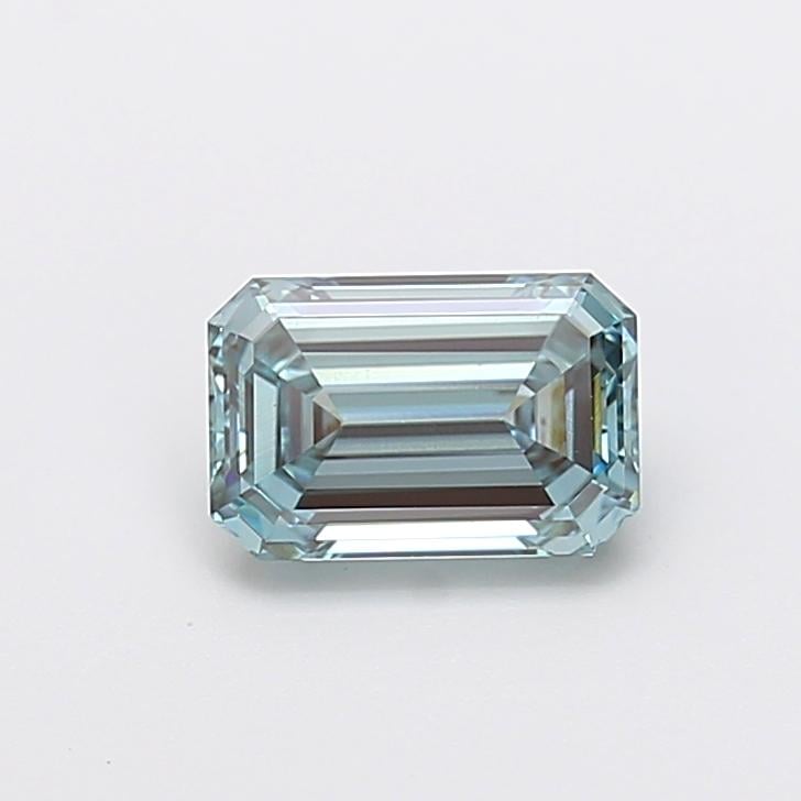 1.54 Ct. Fancy Vivid Green Blue Emerald Lab Grown Diamond