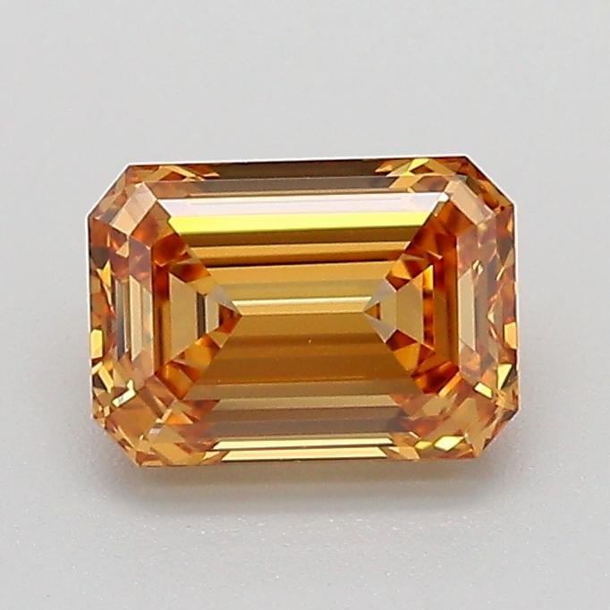 1.04 Ct. Fancy Light  Brown Emerald Lab Grown Diamond