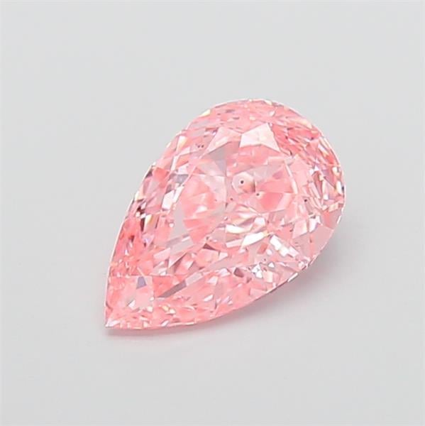 1.39 Ct. Fancy Vivid Pink Pear Lab Grown Diamond