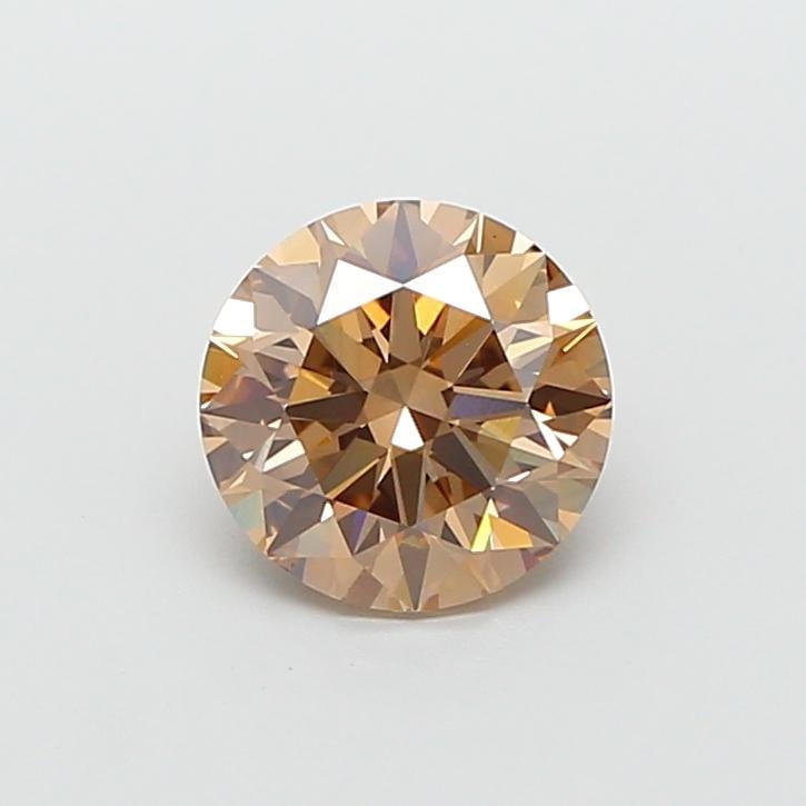 2.10 Ct. Fancy Light  Brown Round Lab Grown Diamond