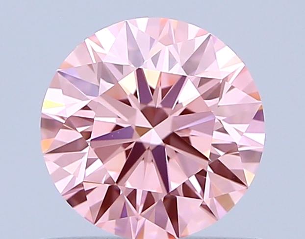 0.80 Ct. Fancy Vivid Pink Round Lab Grown Diamond